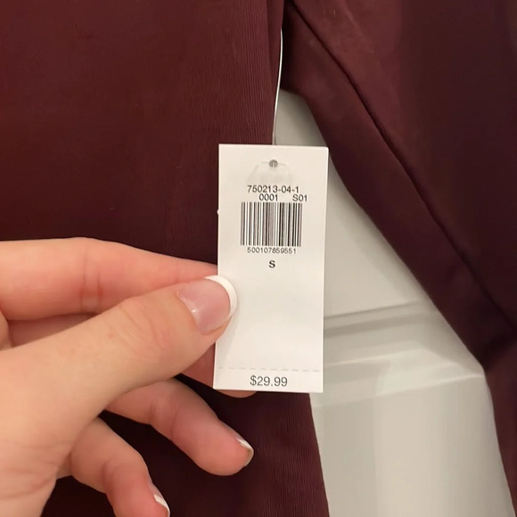 NWT Old Navy‎ Red long sleeve bodysuit size small - Picture 4 of 9